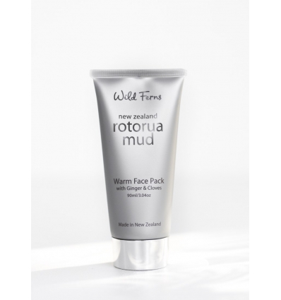 Wild Ferns ROTORUA MUD Warm Face Pack with Ginger & Cloves 90ml