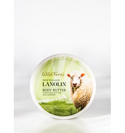 LANOLIN Wild Ferns Body Butter with Shea Butter and Jasmine 175g
