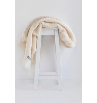 Windermere Alpaca Throw - Cream