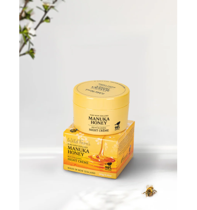 Wild Ferns Manuka Honey Night Creme Dry / Normal, 100g