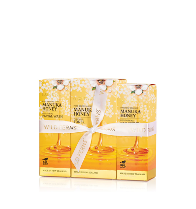 Wild Ferns Manuka Honey 1,2,3 Facial Set