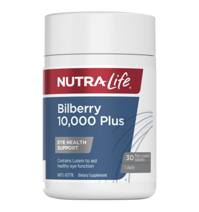 Nutra Life 山桑子10,000加叶黄素 30粒