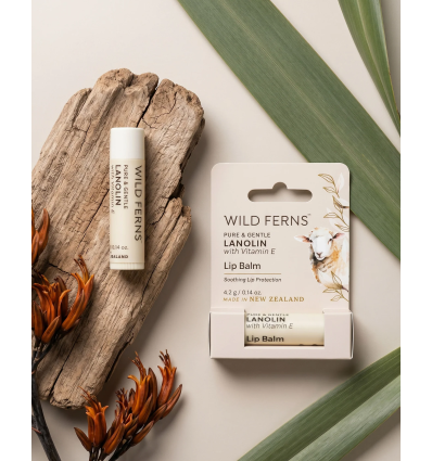 Wild Ferns Lanolin Lip Balm 4.2g
