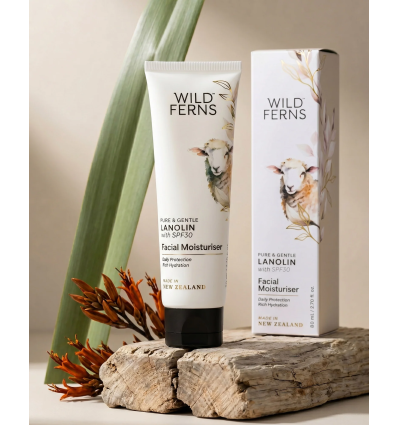 Wild Ferns 綿羊油防曬潤膚乳 80ml