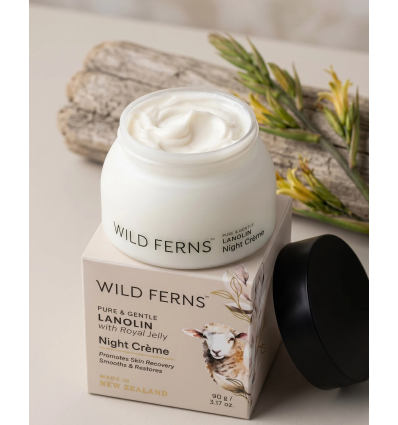 Wild Ferns 綿羊油晚霜 90g