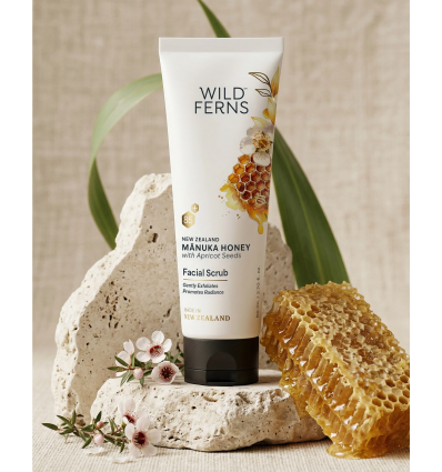 Wild Ferns 麥盧卡蜂蜜臉部磨砂膏 80ml