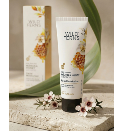 Wild Ferns Mānuka Honey Facial Moisturiser SPF30 80ml