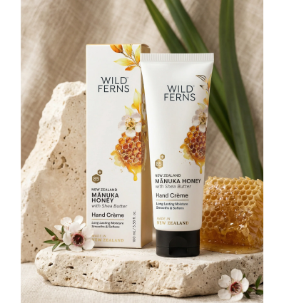 Wild Ferns Mānuka Honey Hand Crème 100ml/30ml