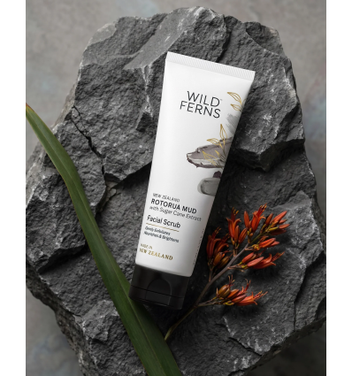 Wild Ferns Rotorua Mud Facial Scrub 80ml