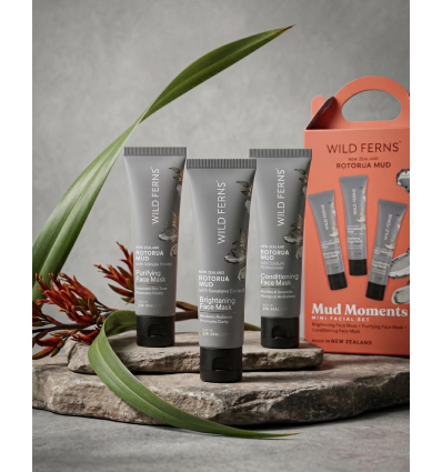 Wild Ferns Rotorua Mud Moments Mini Facial Set