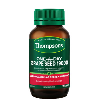Thompson's 湯普森 葡萄籽精華 19000（每日一粒型）120粒