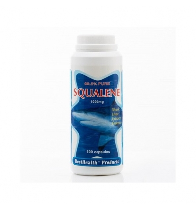 Best Health 鯊魚肝油(鯊烯或深海鮫精), 1000mg, 100粒