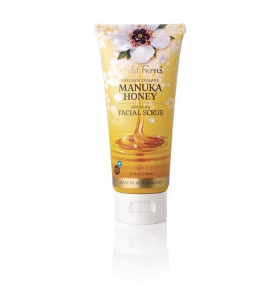 Wild Ferns Manuka 蜂蜜去角質磨砂膏, 100ml
